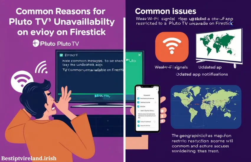 Common Reasons for Pluto TV Unavailability on Firestick