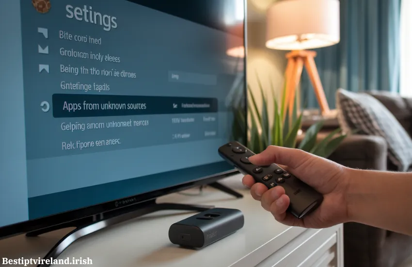 Preparing Your Firestick for RTE Player APK Installation